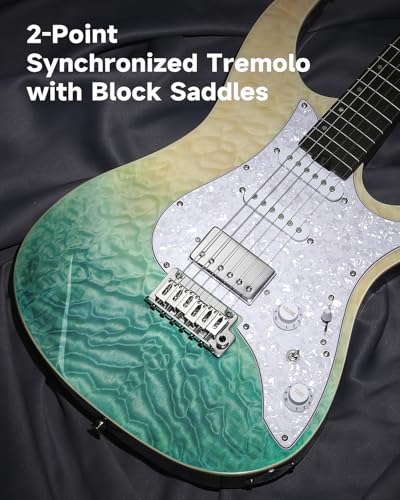 Electric Guitar with Poplar Body, Laurel Fretboard, Tremolo Bridge V5893