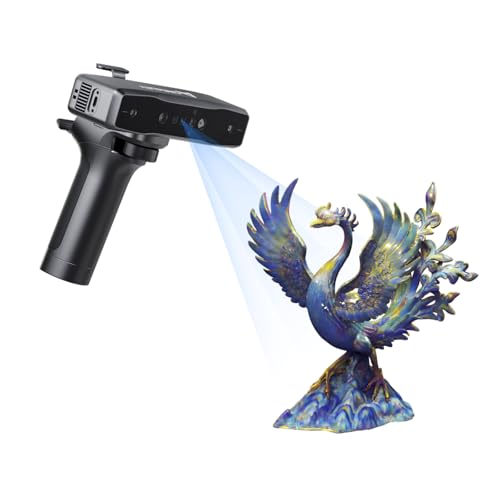 3D Scanner for 3D Printing, Blue Laser, Full-Color Scans Q176