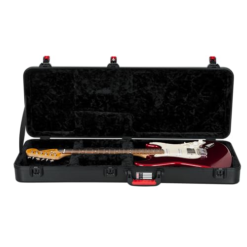 Molded Flight Case for Strat/Tele Style Electric Guitars with TSA Locking Latch U665