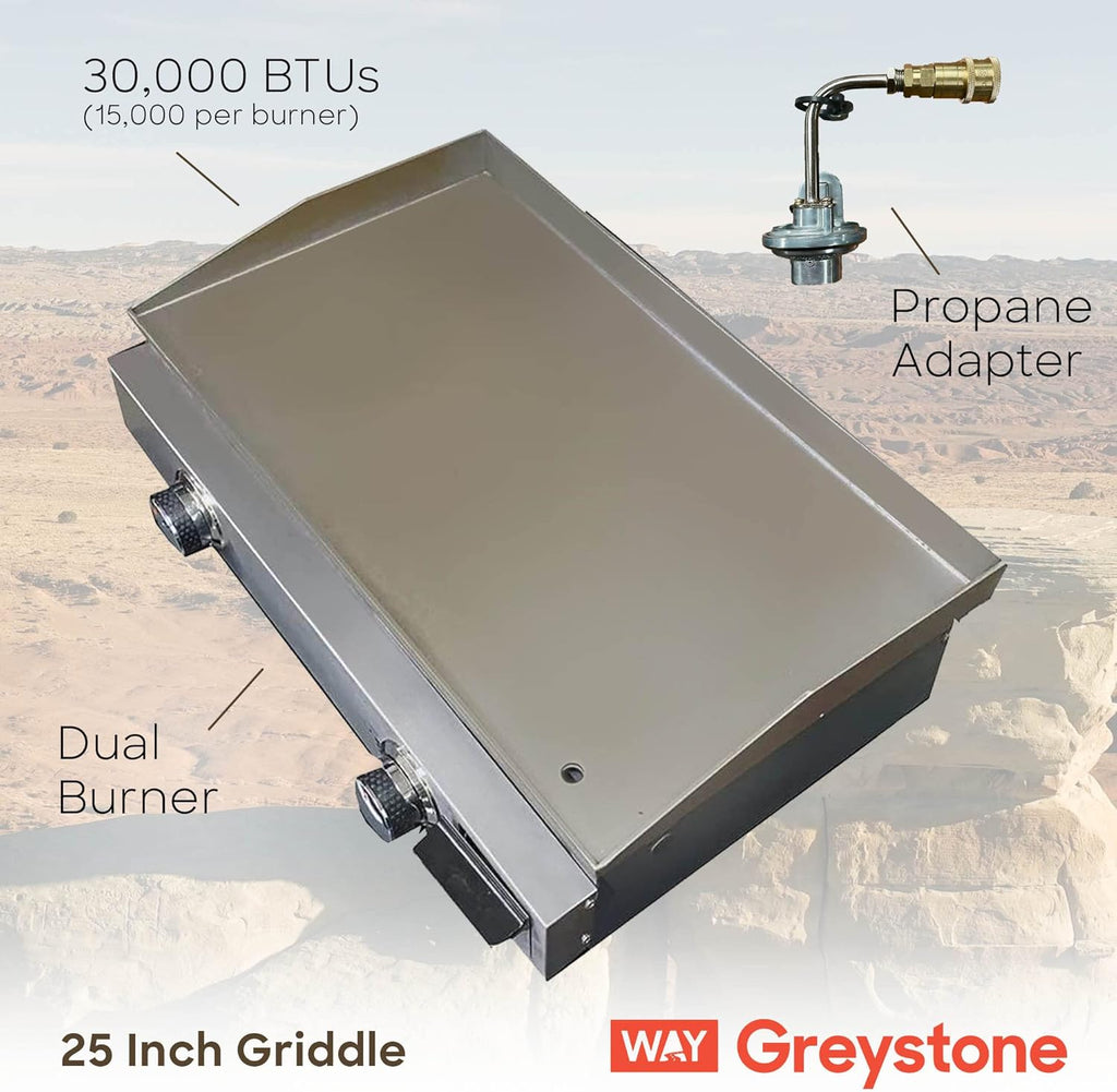 RV Griddle 25 Inch Stainless Steel X1749