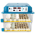 120 Egg Incubators for Hatching Eggs Automatic Temperature Control Chicken Quail Eggs Incubator Humidity Monitoring for Farm Egg Incubation