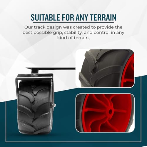 Heavy Duty Solid Tire Wheel for All-Terrain Wagons & Garden Carts A64280