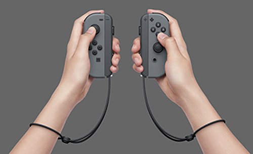 Switch Game Console - Black with Blue/Red Joycon (Renewed) L834521