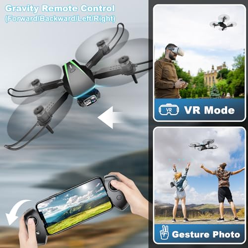 Foldable Drone with 1080P HD Camera, 2 Batteries and Carrying Case B5472
