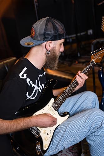 Electric Guitar with Coil-Split, Roasted Maple Neck, HSS Pickups, Beginner Kit with Amp and Bag C21096