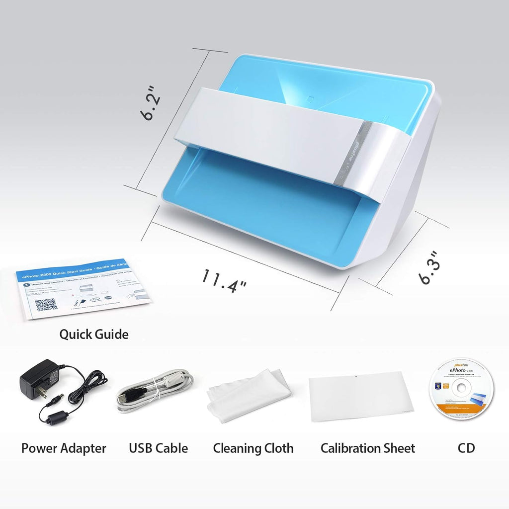Photo Scanner for 4x6 Photos, Auto Crop and Deskew, CCD Sensor, Mac and PC Compatible O25449