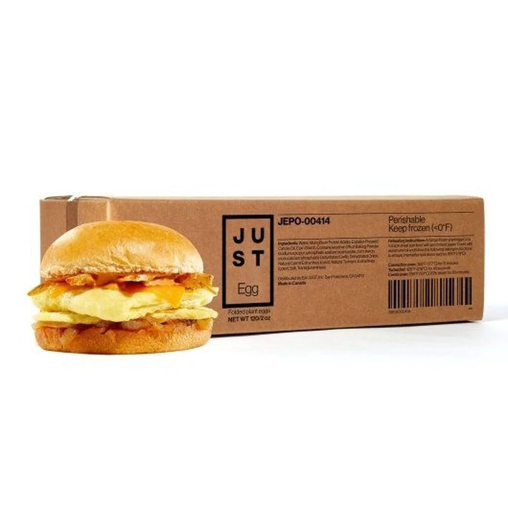 Folded Egg Patties, Plant Based, Fully Cooked, 2 oz A960297