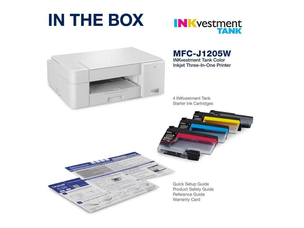 Wireless Multi-Function Color Inkjet Printer with Up to 1-Year of Ink In-box J9549