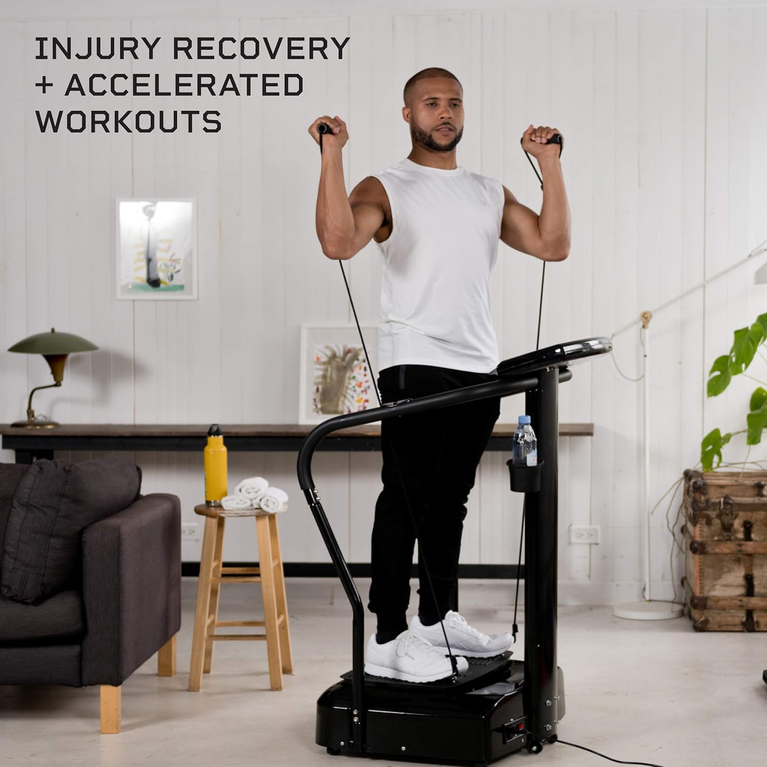 Vibration Plate Machine for Whole Body Fitness and Home Workout J191