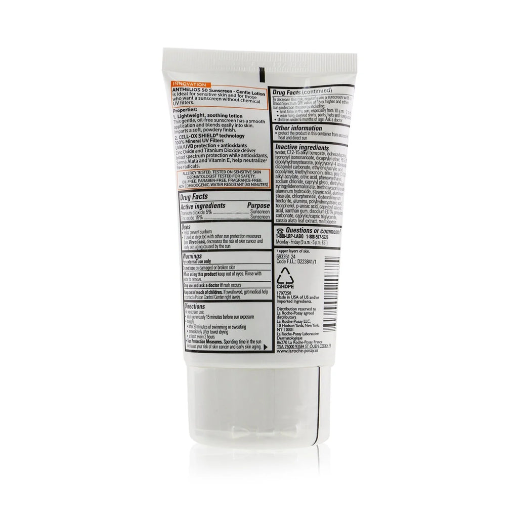 Mineral Sunscreen SPF 50 Gentle Lotion for Face & Body J918
