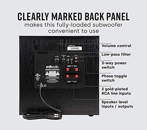 10" Powered Subwoofer for Home Theater N33515