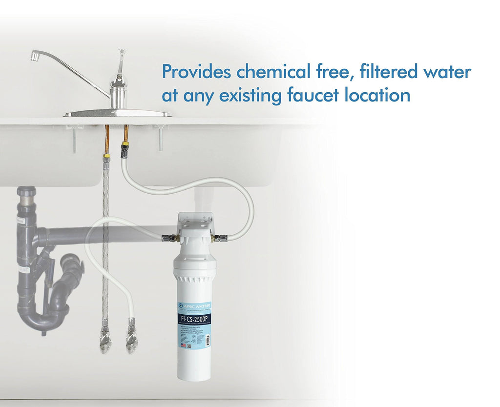 Under-Sink Water Filter System with Scale Inhibitor F8461