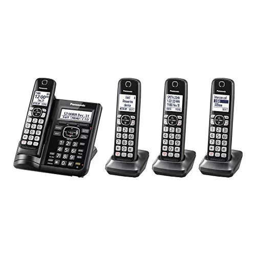 Cordless Phone with Answering Machine - 4 Handsets Y25822