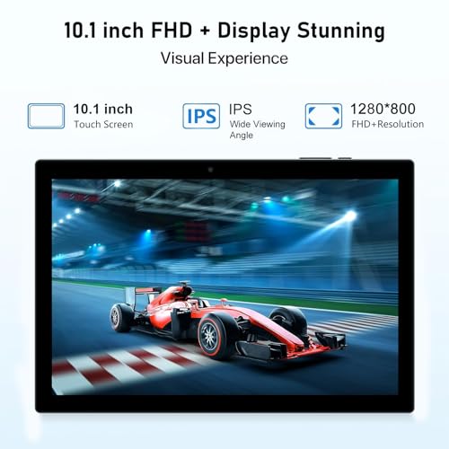 10 Inch Android 14 Tablet with Keyboard, 8GB RAM, 64GB Storage H38978