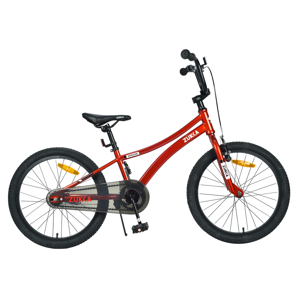 20 Inch Boys Bike for Kids Ages 7-10, Single Speed, Steel Frame, Red E439