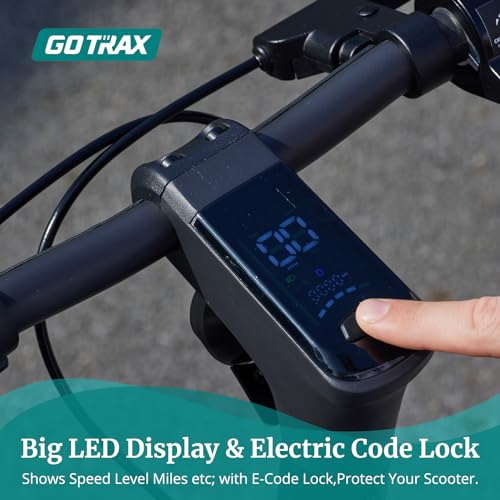 Electric Scooter for Adults, 500W Motor, 10" Solid Tire, 28-42 Miles Range, 20Mph, Foldable Commuting J520