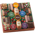 The Swiss Colony 26 Surefire Pleasers - Assorted Holiday Treats with Ham Summer Sausages, Chocolates, Cheese Bars and Logs, and Candy