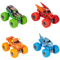 Monster Jam, Tough Treads Set, Official El Toro Loco, Megalodon, Grave Digger, and Bakugan Dragonoid Die-Cast Monster Trucks, 1:64 Scale, Kids Toys for Boys and Girls Ages 3 and up