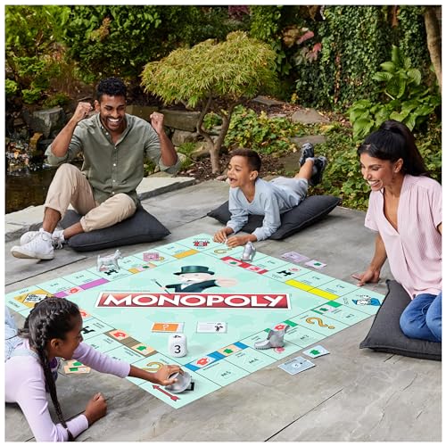 Giant Edition Family Board Game with Oversized Gameboard Cards Spinner U7841