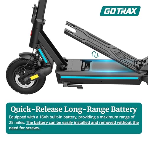 Off-Road Electric Scooter for Adults, 10" Tubeless Tires, 25 Miles Range, Dual 500W Motor, Foldable S312917