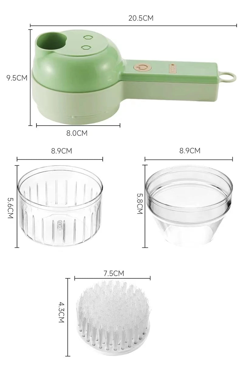 Mini Handheld Electric Vegetable Cutter Food Chopper W496159