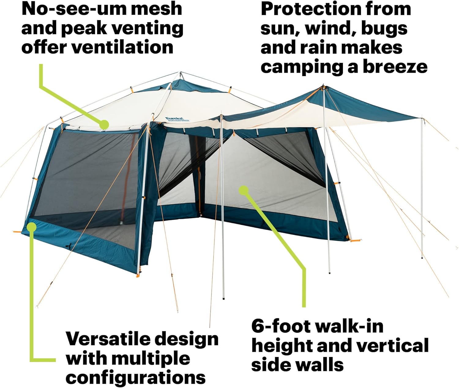 Camping Screen House and Shelter, 12 Feet F397942