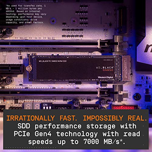 500GB NVMe Internal Gaming SSD - Gen4 PCIe, M.2 2280, Up to 7,000 MB/s D747925